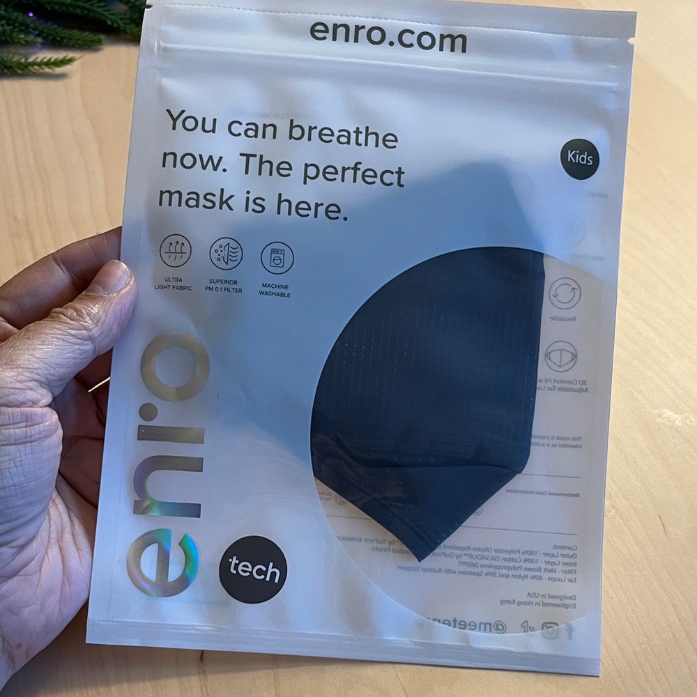 ENRO face mask. XXS. machine washable.